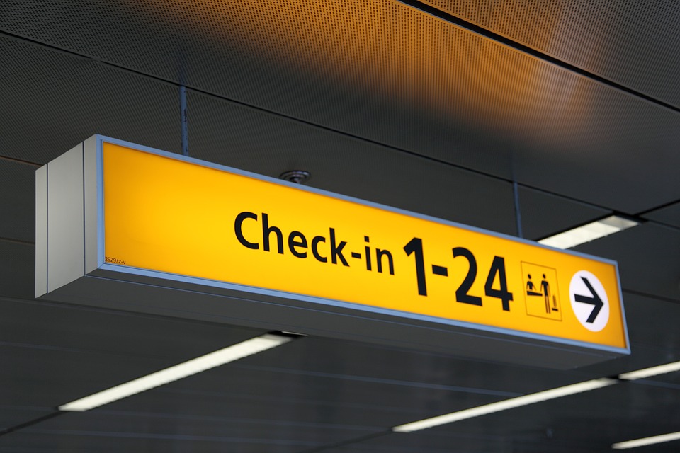 Check in at airport