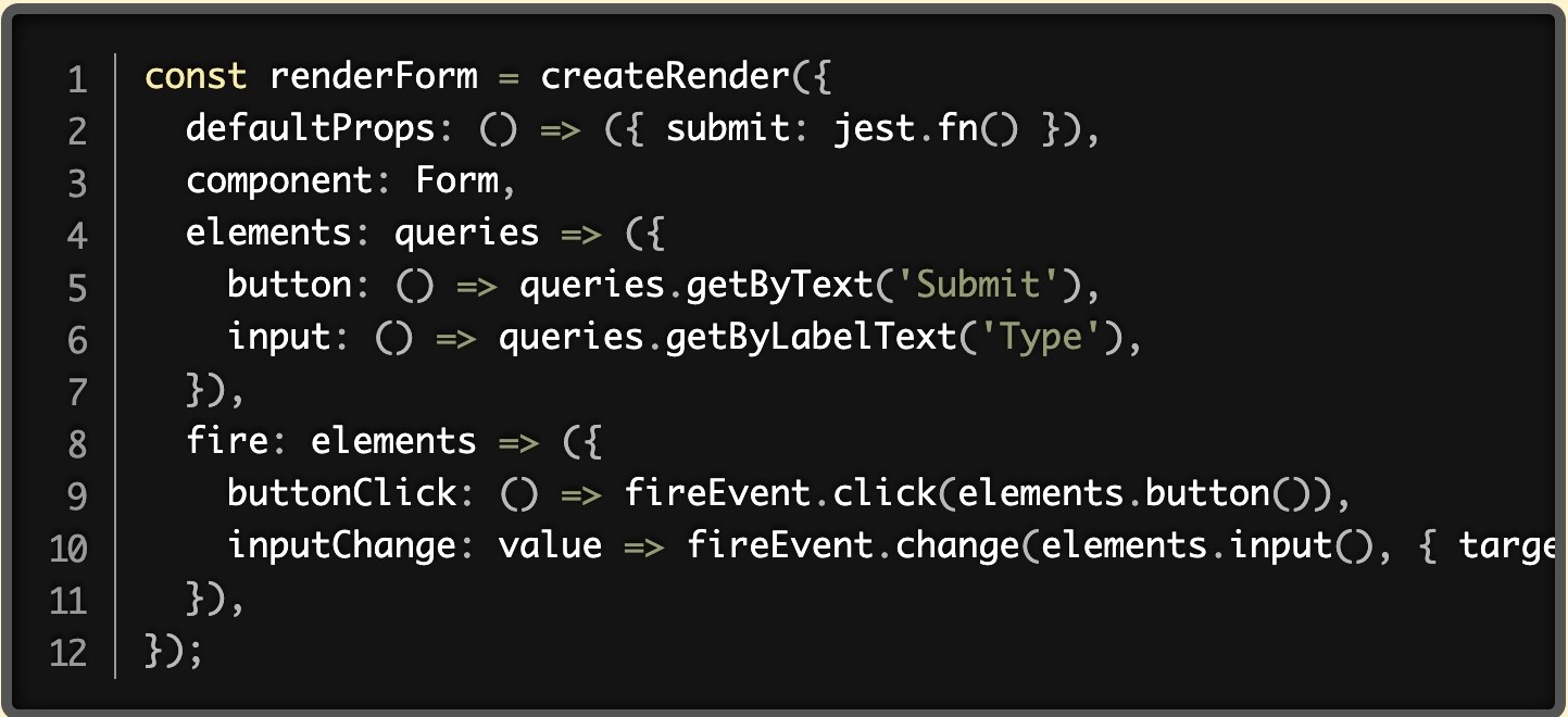 Example code for react-testing-kit